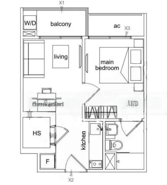 1 Bed Condo for Rent in  Central Grove - Image 4